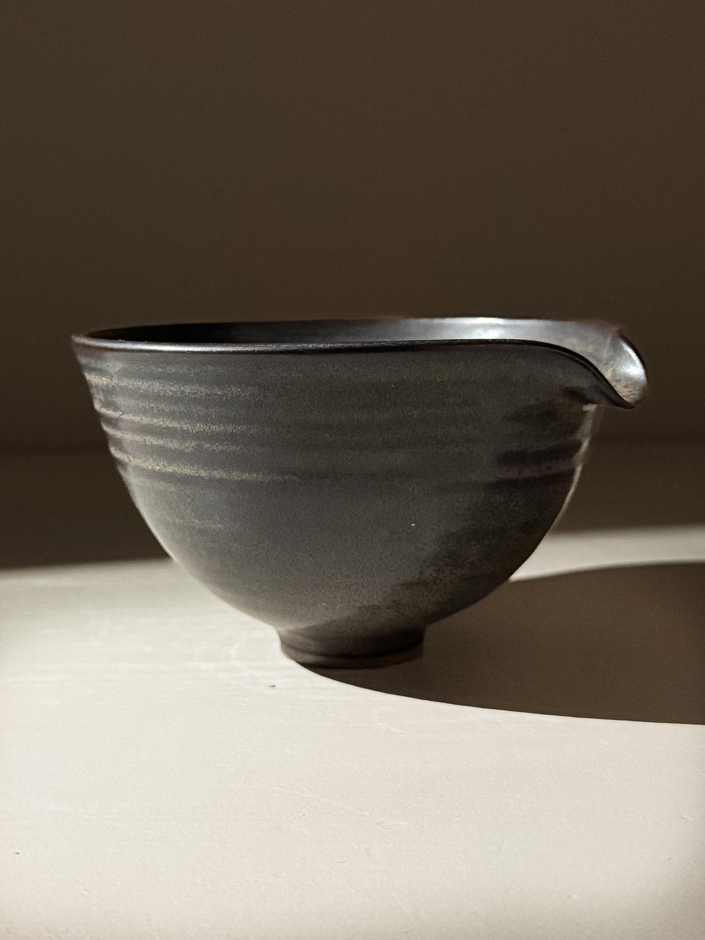 Bolle Matcha Kom met Schenktuit - Zwarte Truffle #01