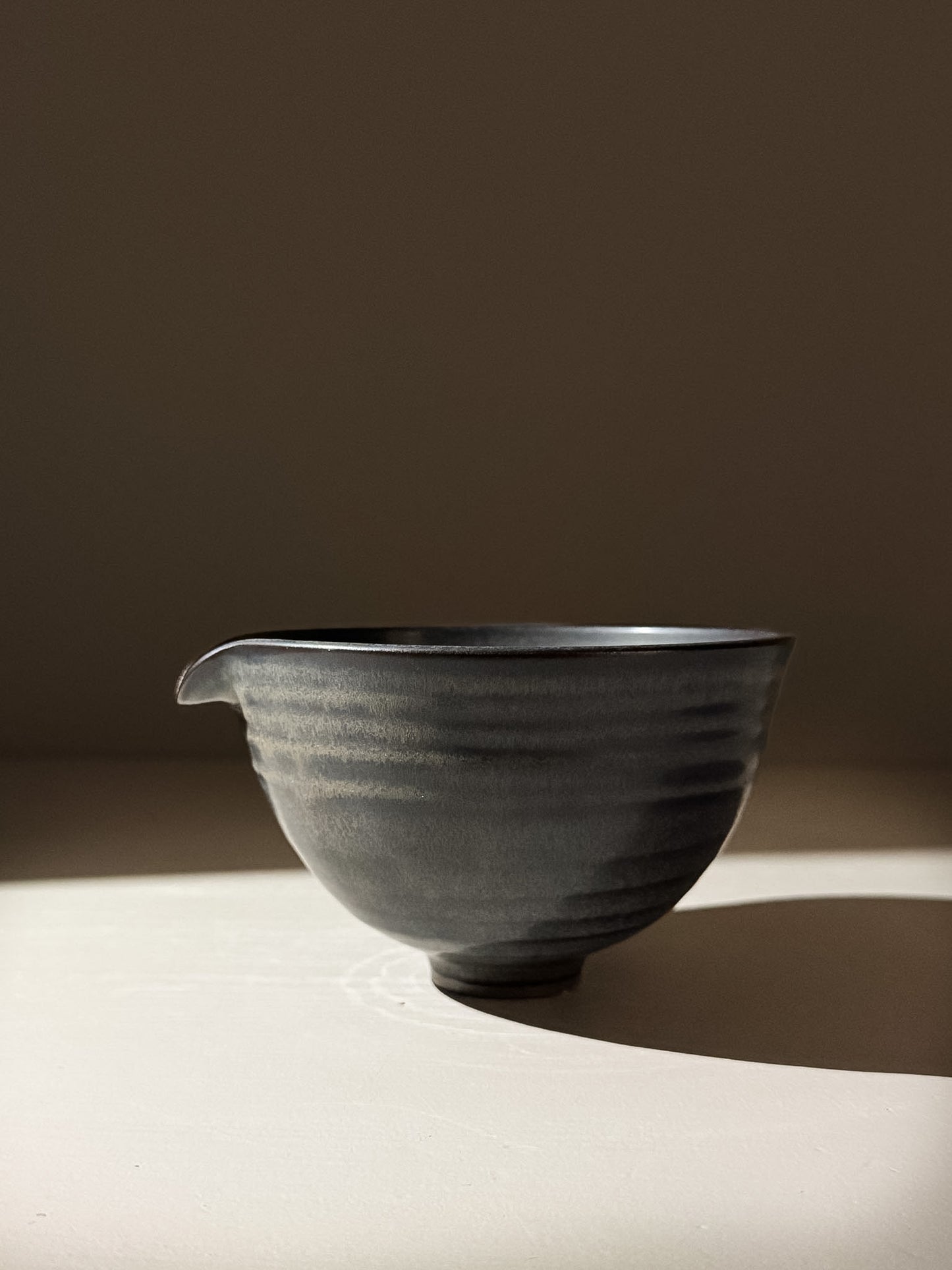 Bolle Matcha Kom met Schenktuit - Zwarte Truffle #02