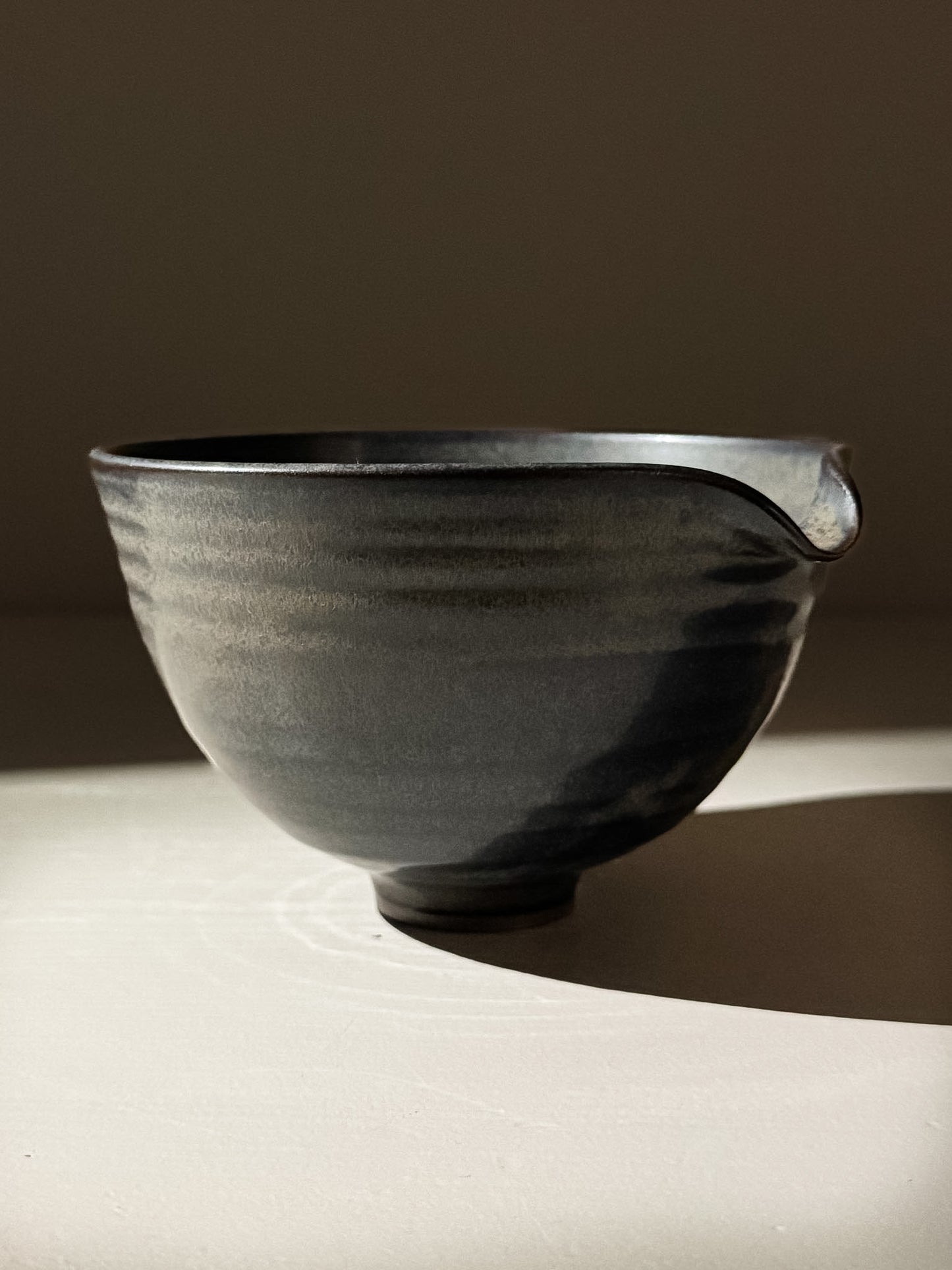 Bolle Matcha Kom met Schenktuit - Zwarte Truffle #02