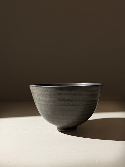 Rounded Matcha Bowl Black Truffle #02