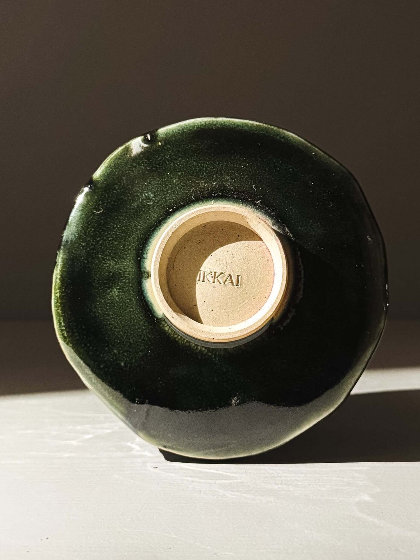 Textured Matcha Bowl - Hinoki #02