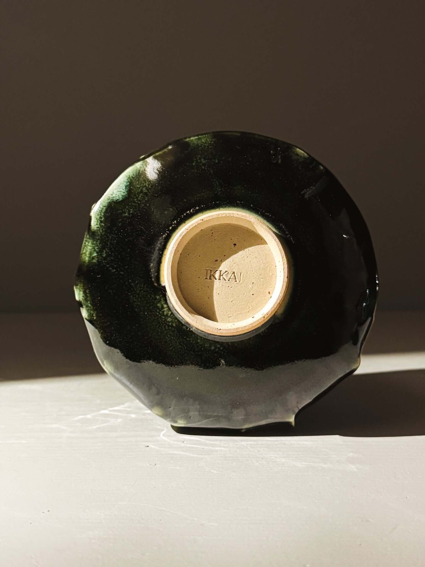 Textured Matcha Bowl - Hinoki #03