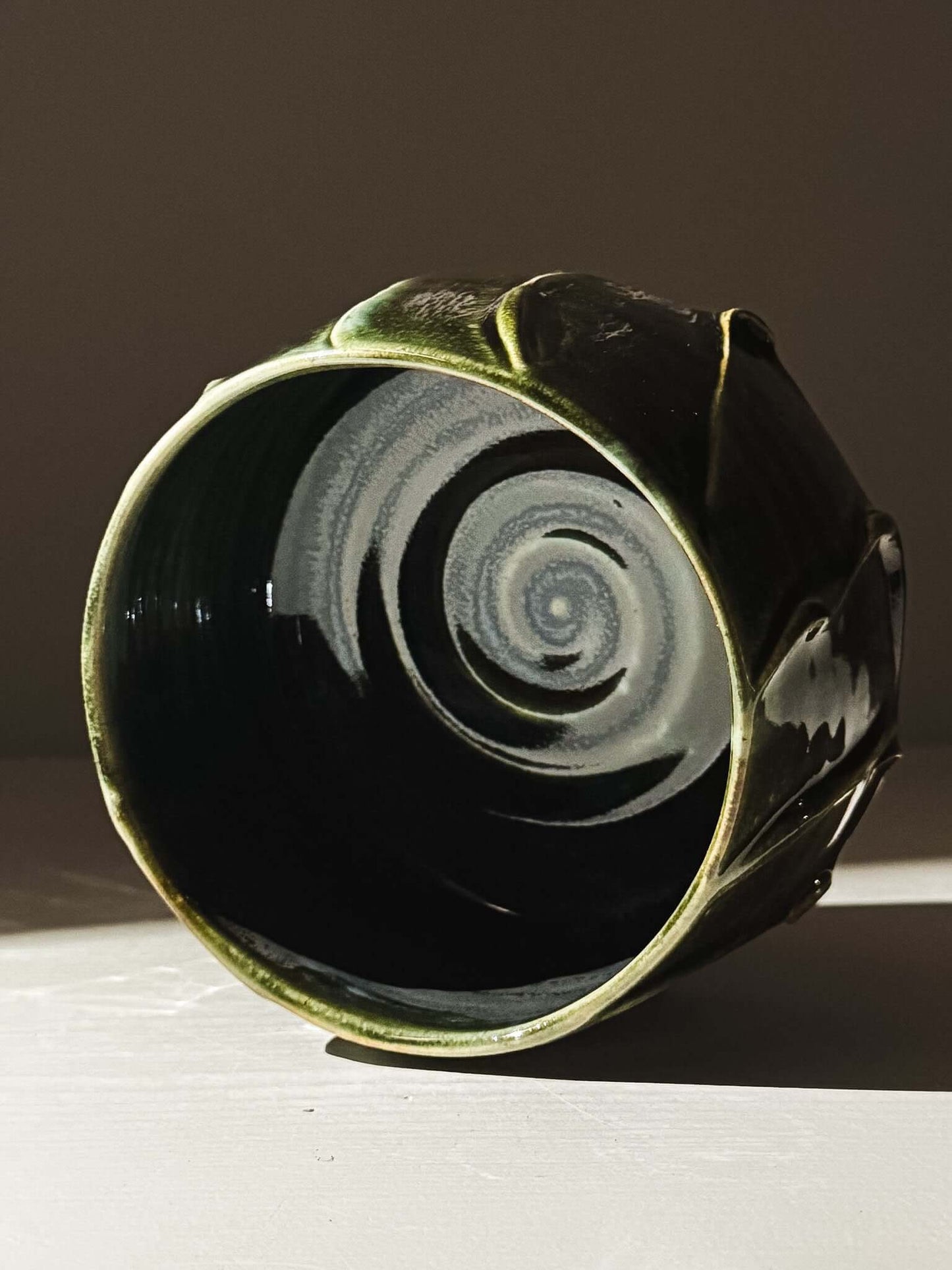 Textured Matcha Bowl - Hinoki #04