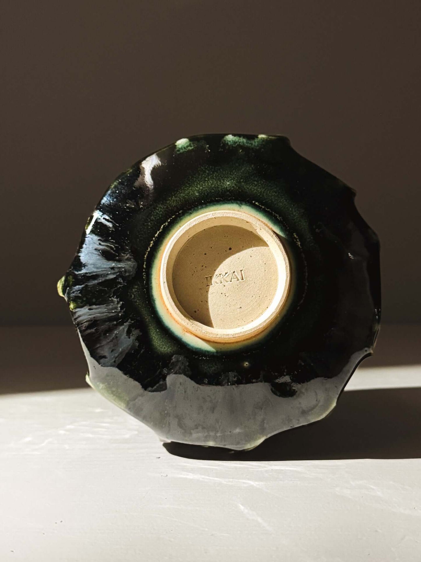 Textured Matcha Bowl - Hinoki #04