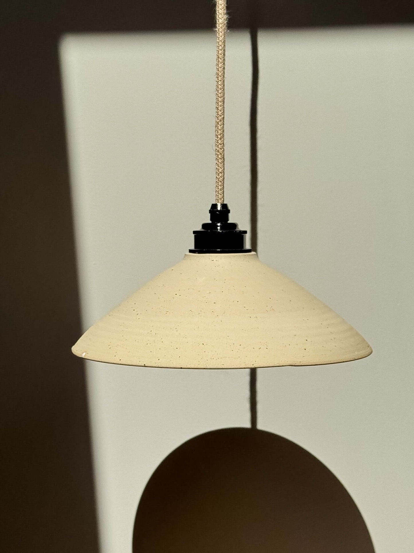 Ceramic Lamp Shade – White #02