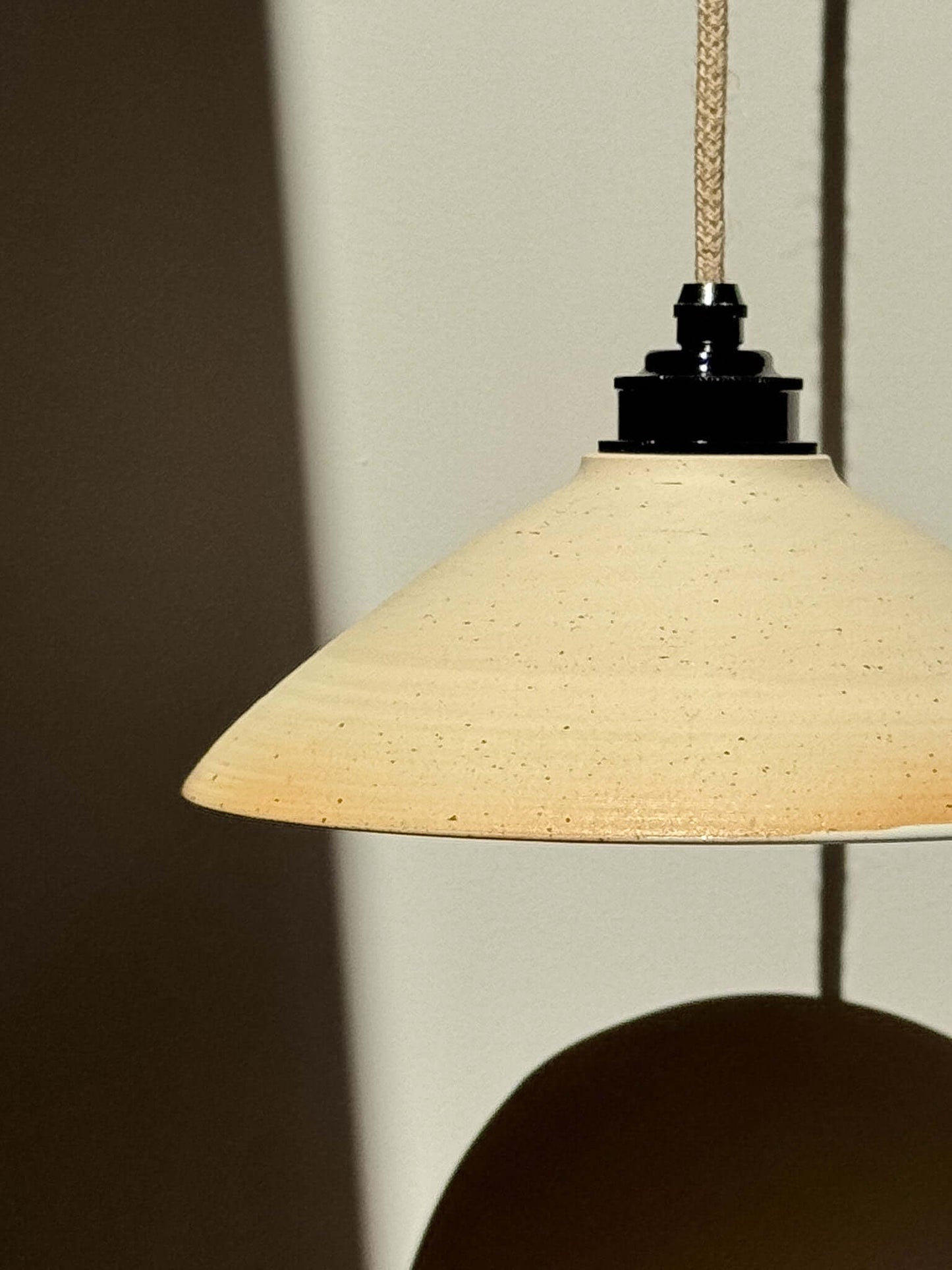 Ceramic Lamp Shade – White #02