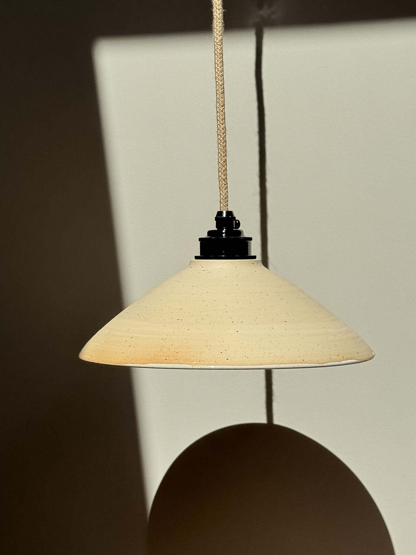 Ceramic Lamp Shade – White #02