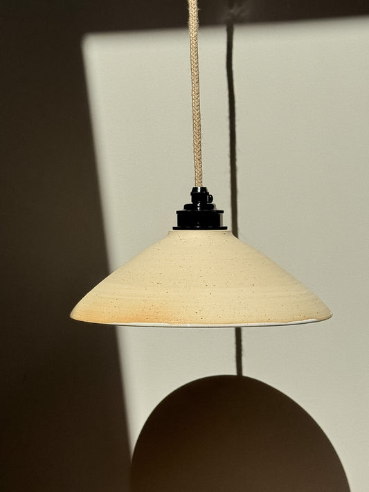 Ceramic Lamp Shade – White #02