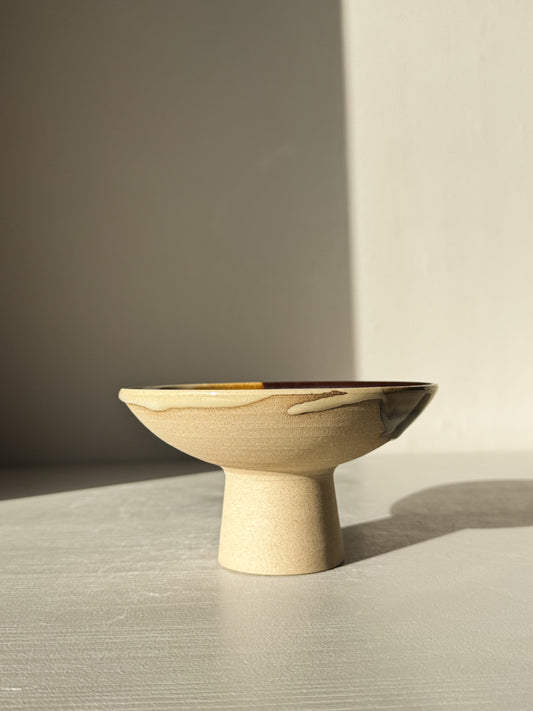 Small Pedestal Bowl - Inyo #01