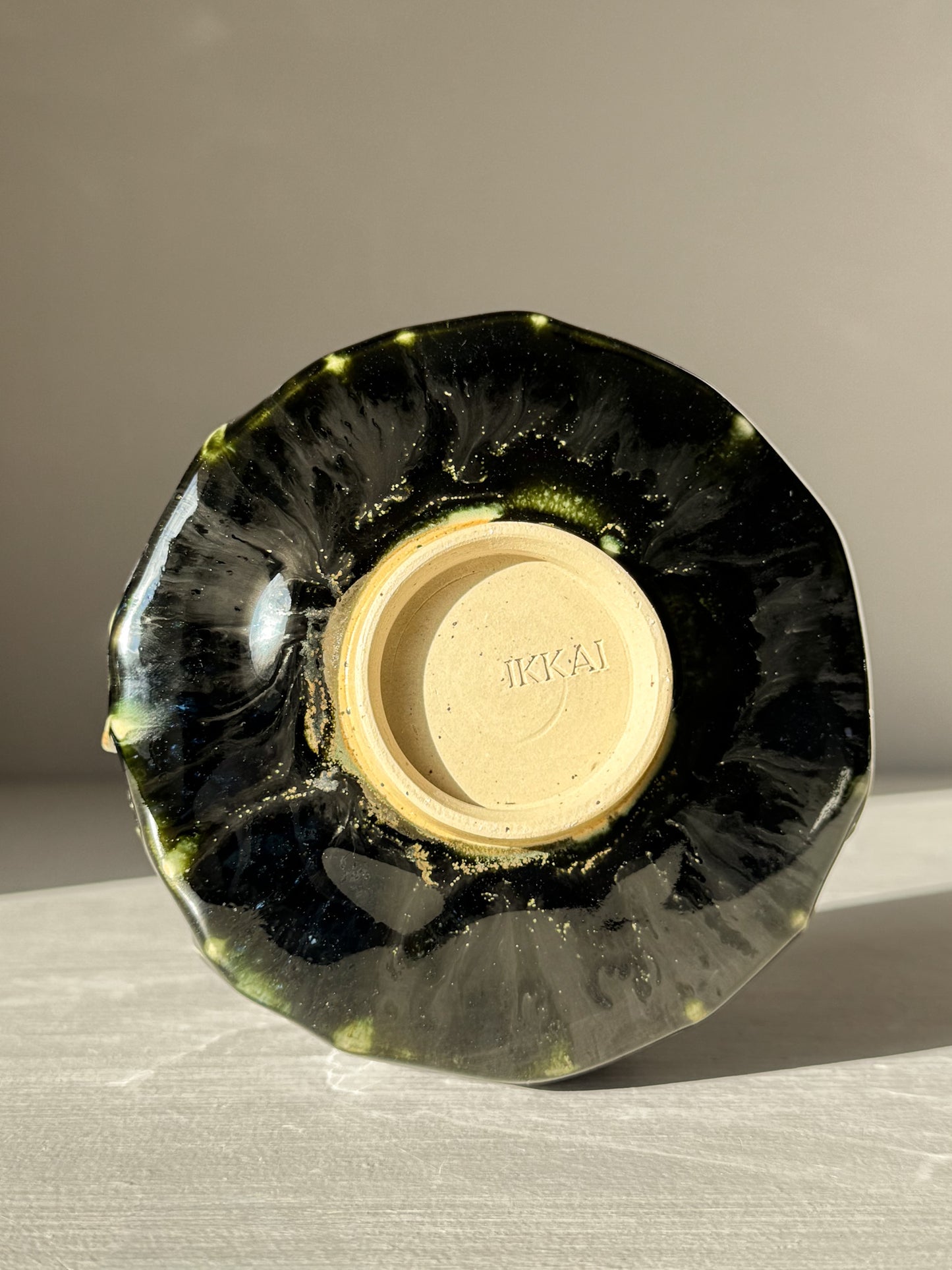 Gestructureerde Matcha Kom - Hinoki Serie #01