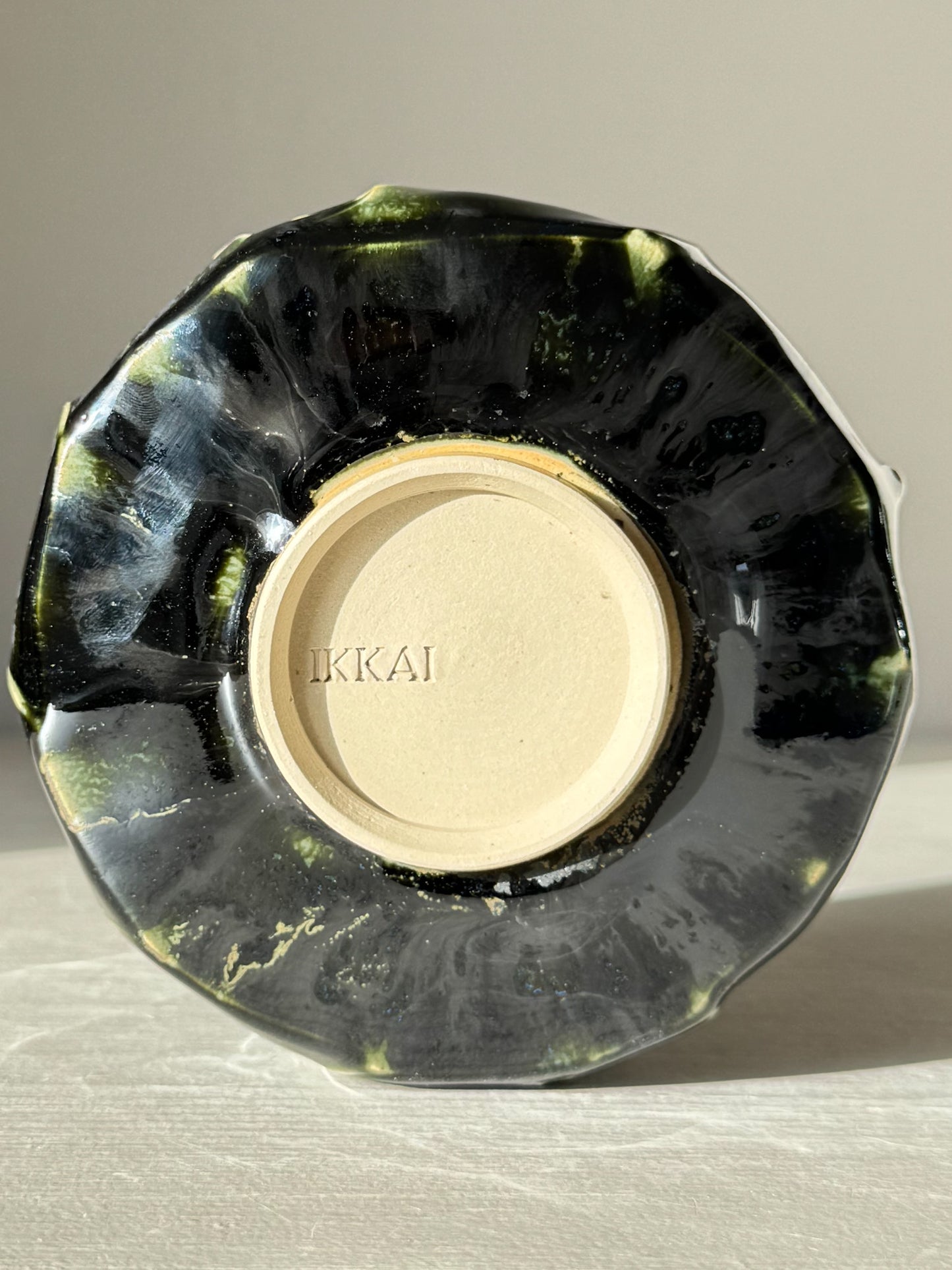 Gestructureerde Matcha Kom - Hinoki Serie #02