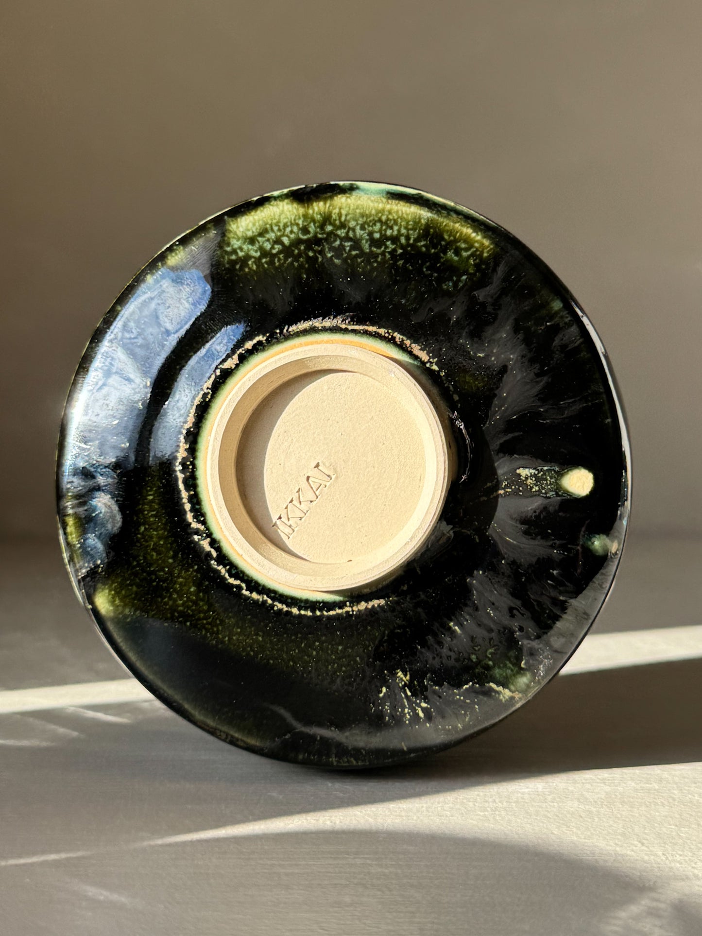 Gestructureerde Matcha Kom - Hinoki Serie #18