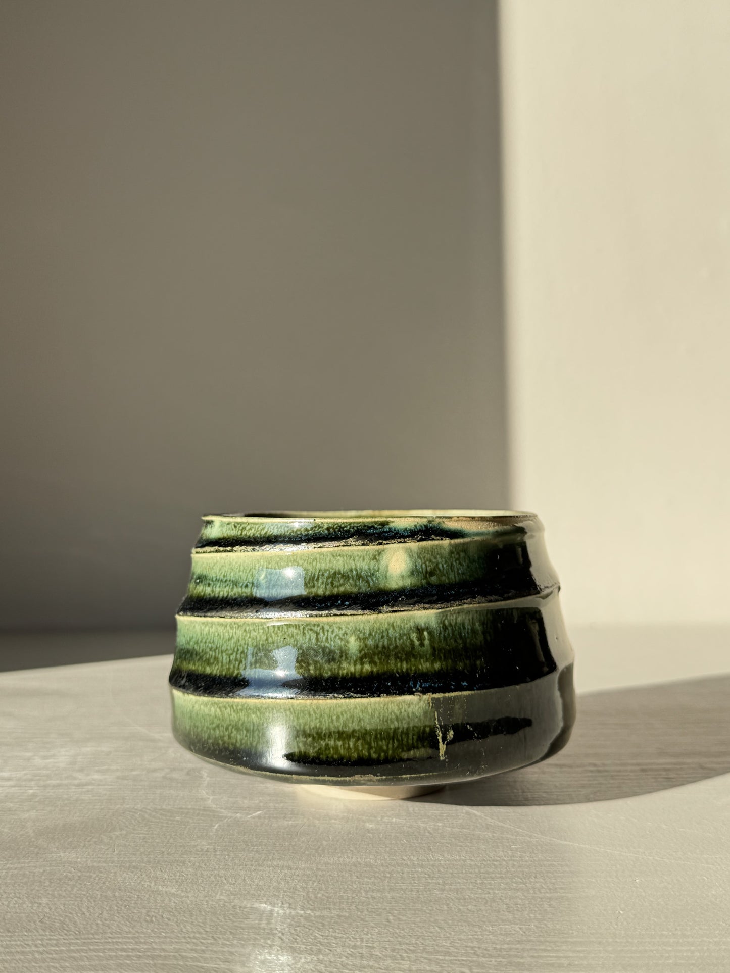 Textured Matcha Bowl - Hinoki #18