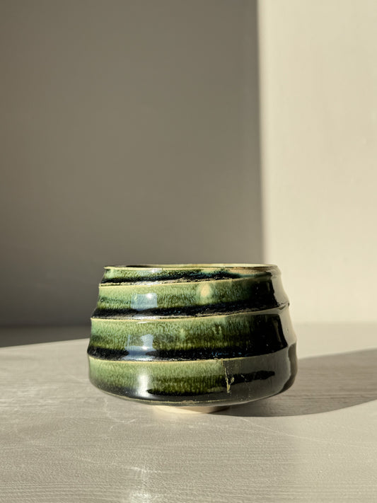 Textured Matcha Bowl - Hinoki #18
