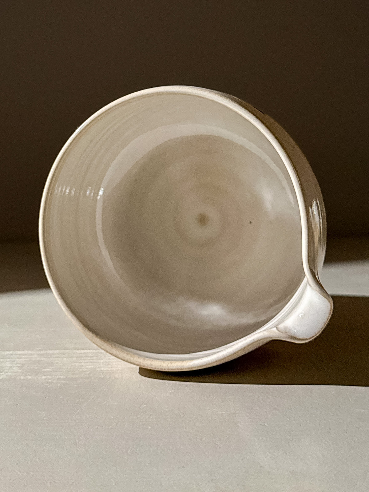 Matcha Bowl with Spout – Yuki #02