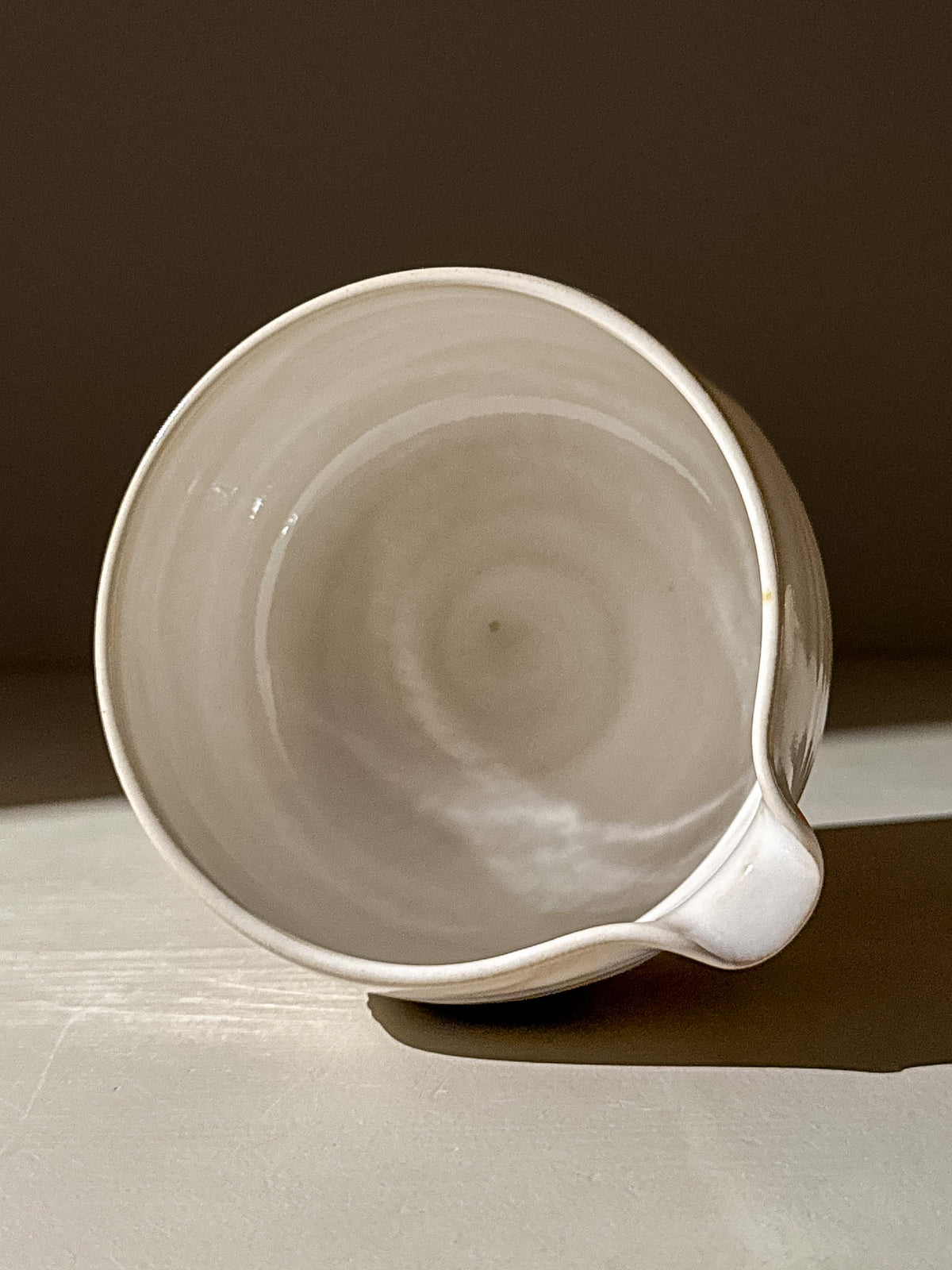 Matcha Bowl with Spout – Yuki #03