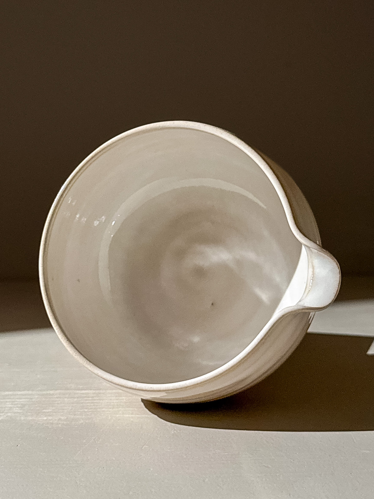 Matcha Bowl with Spout – Yuki #06