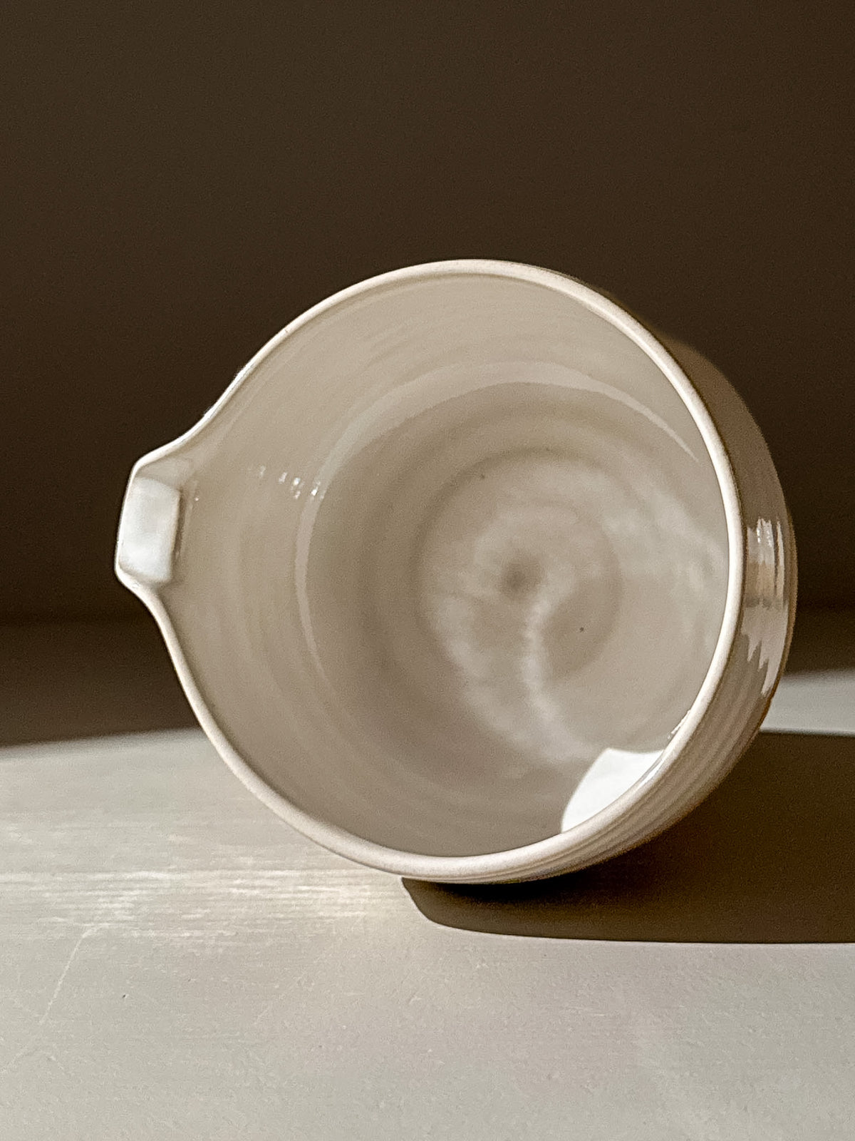 Matcha Bowl with Spout – Yuki #07