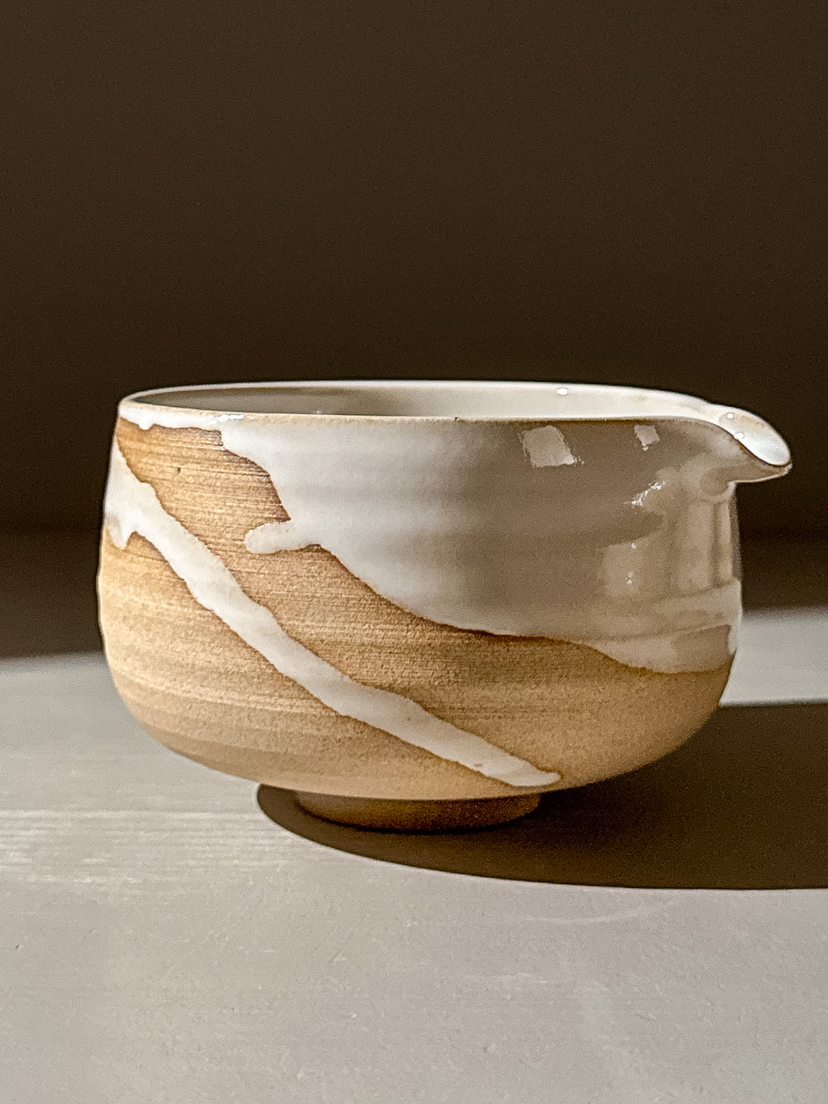 Matcha Bowl with Spout – Yuki #10