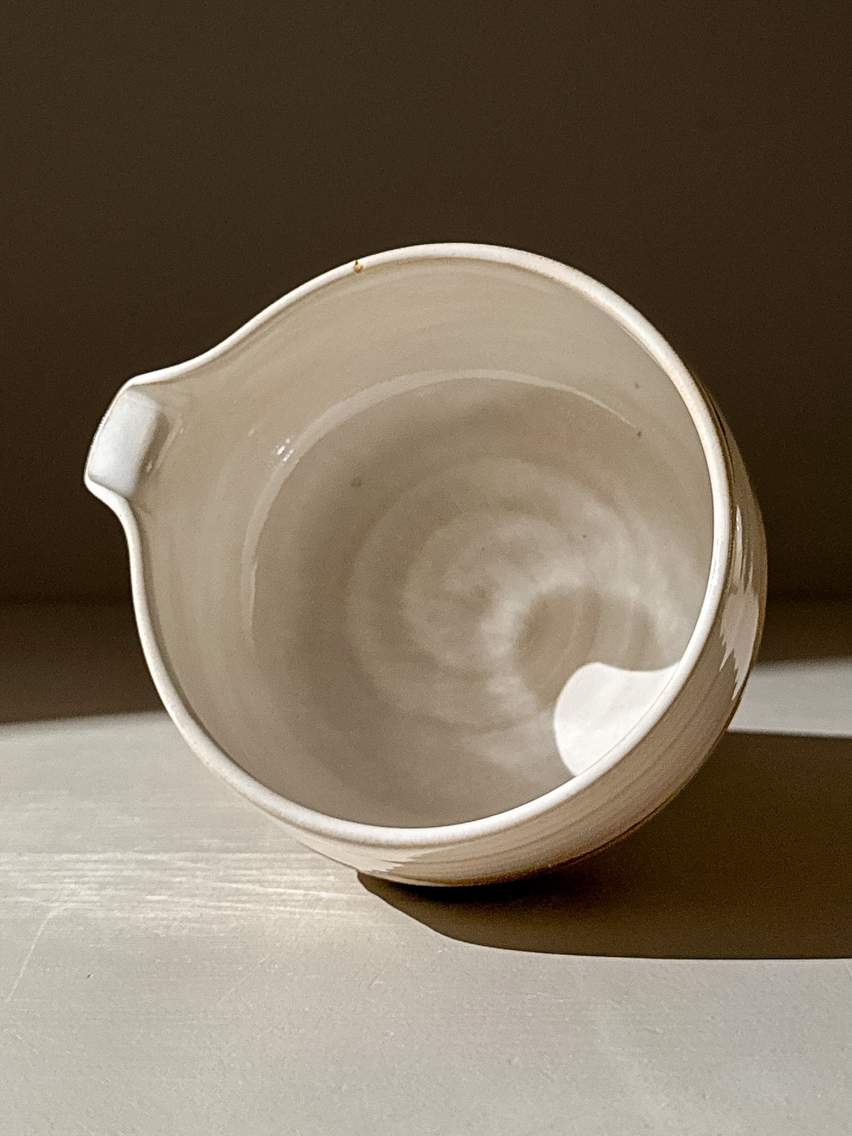 Matcha Bowl with Spout – Yuki #10