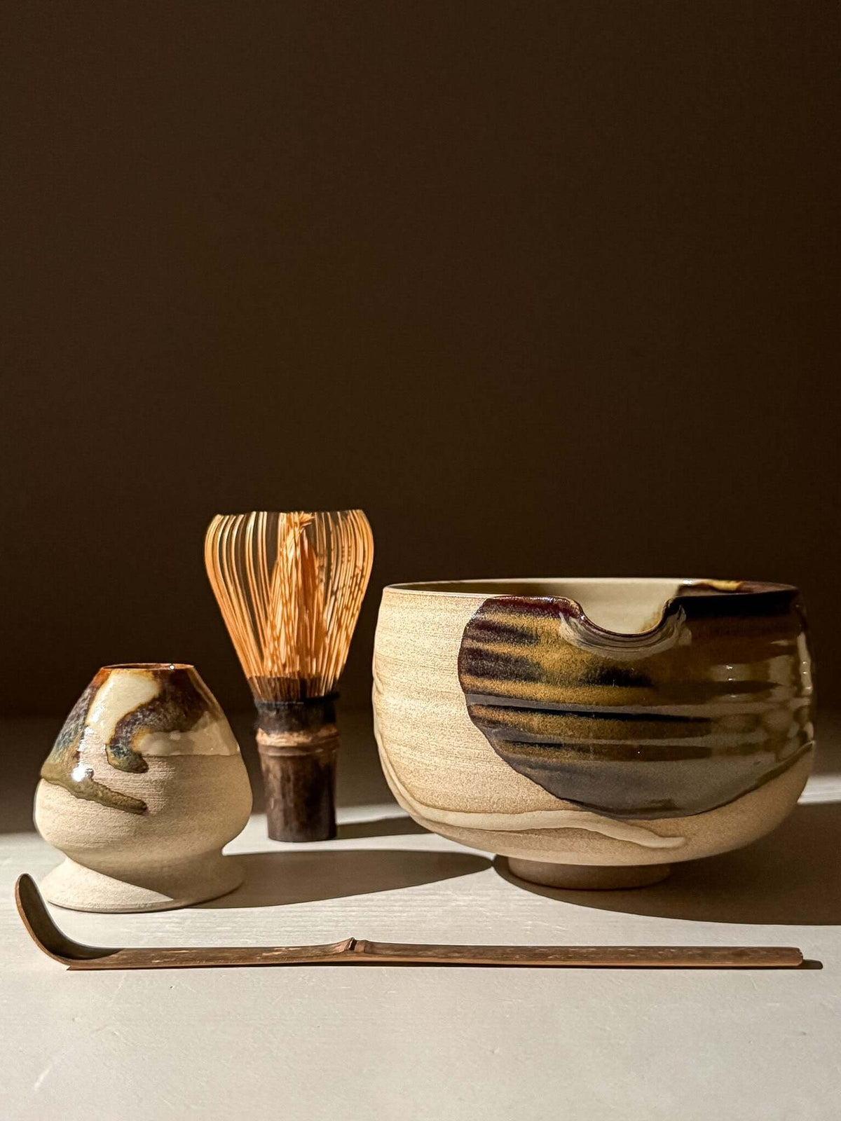 Matcha Bowl with Spout – Inyo #04