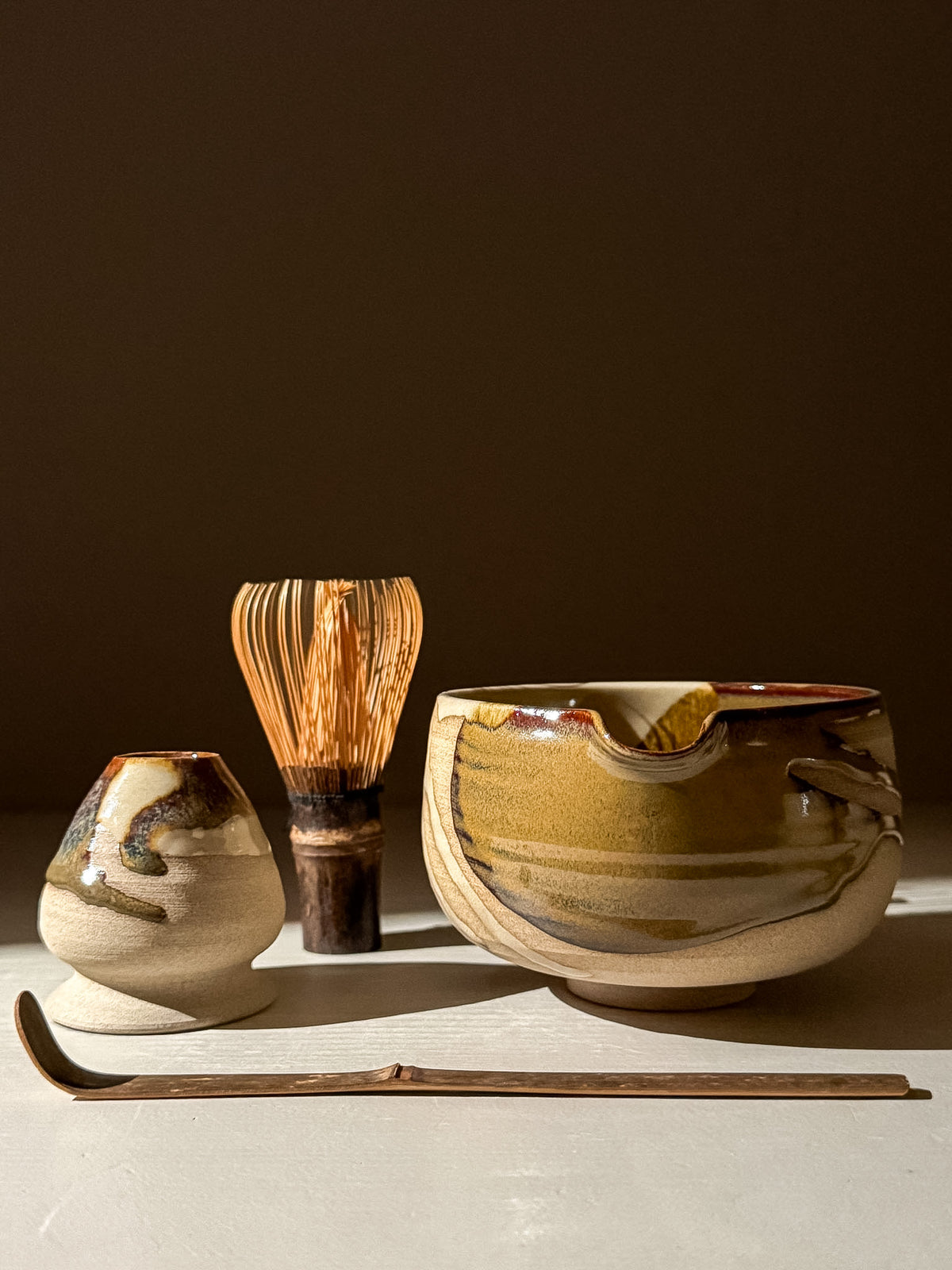 Matcha Bowl with Spout – Inyo #10
