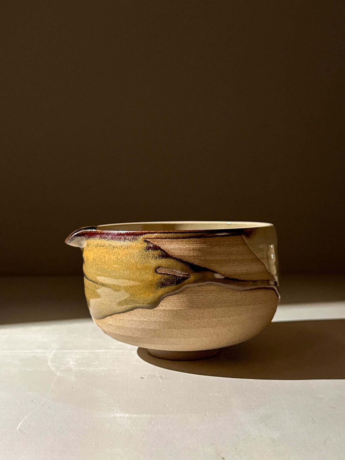 Matcha Bowl with Spout – Inyo #04