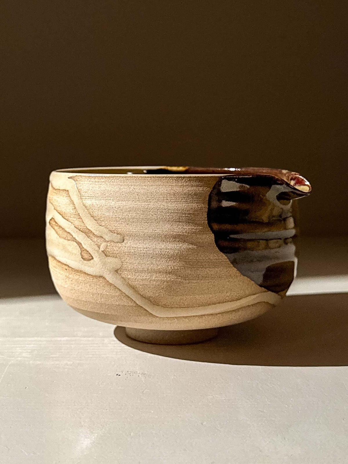 Matcha Bowl with Spout – Inyo #04