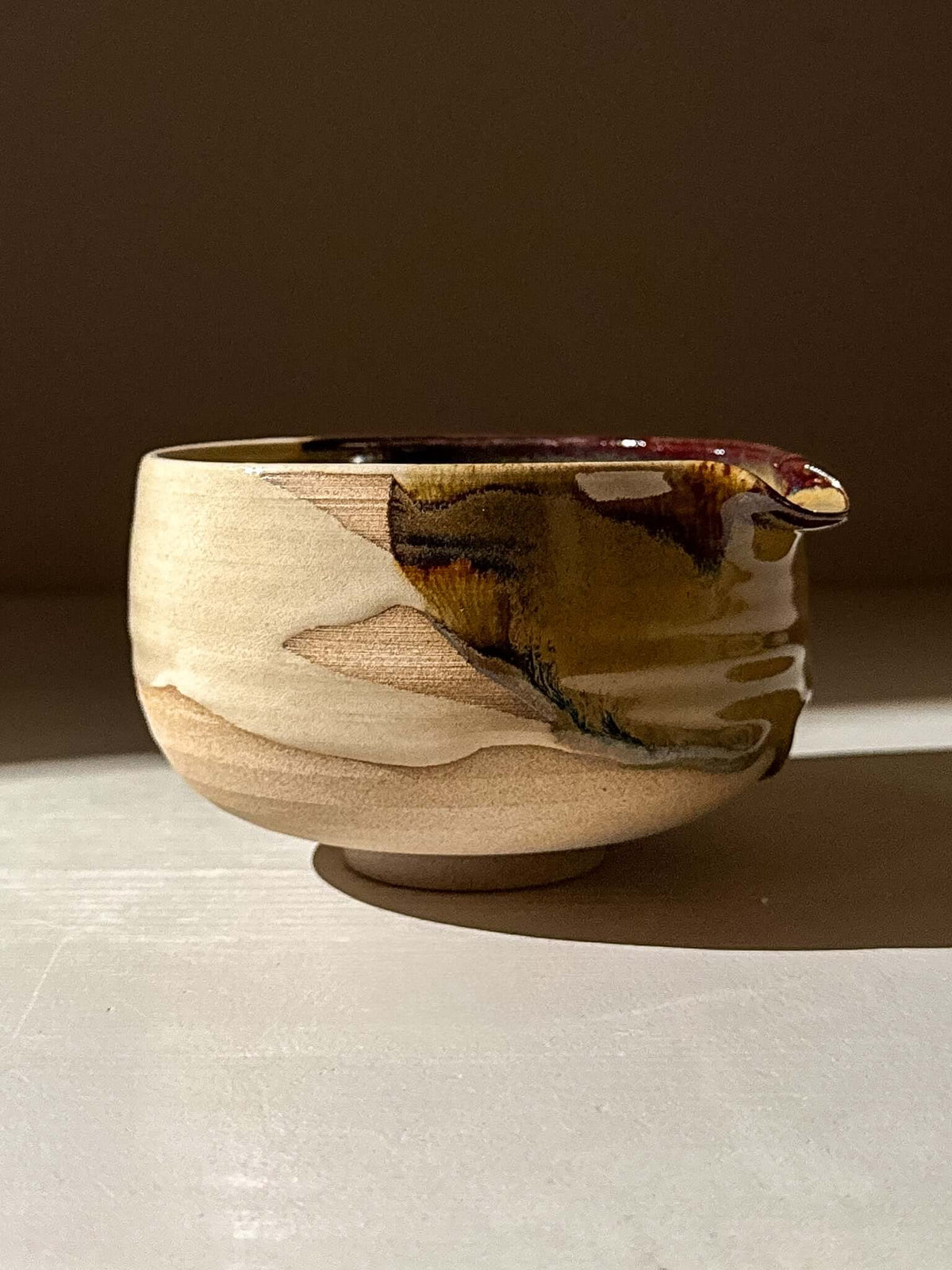 Matcha Bowl with Spout – Inyo #07