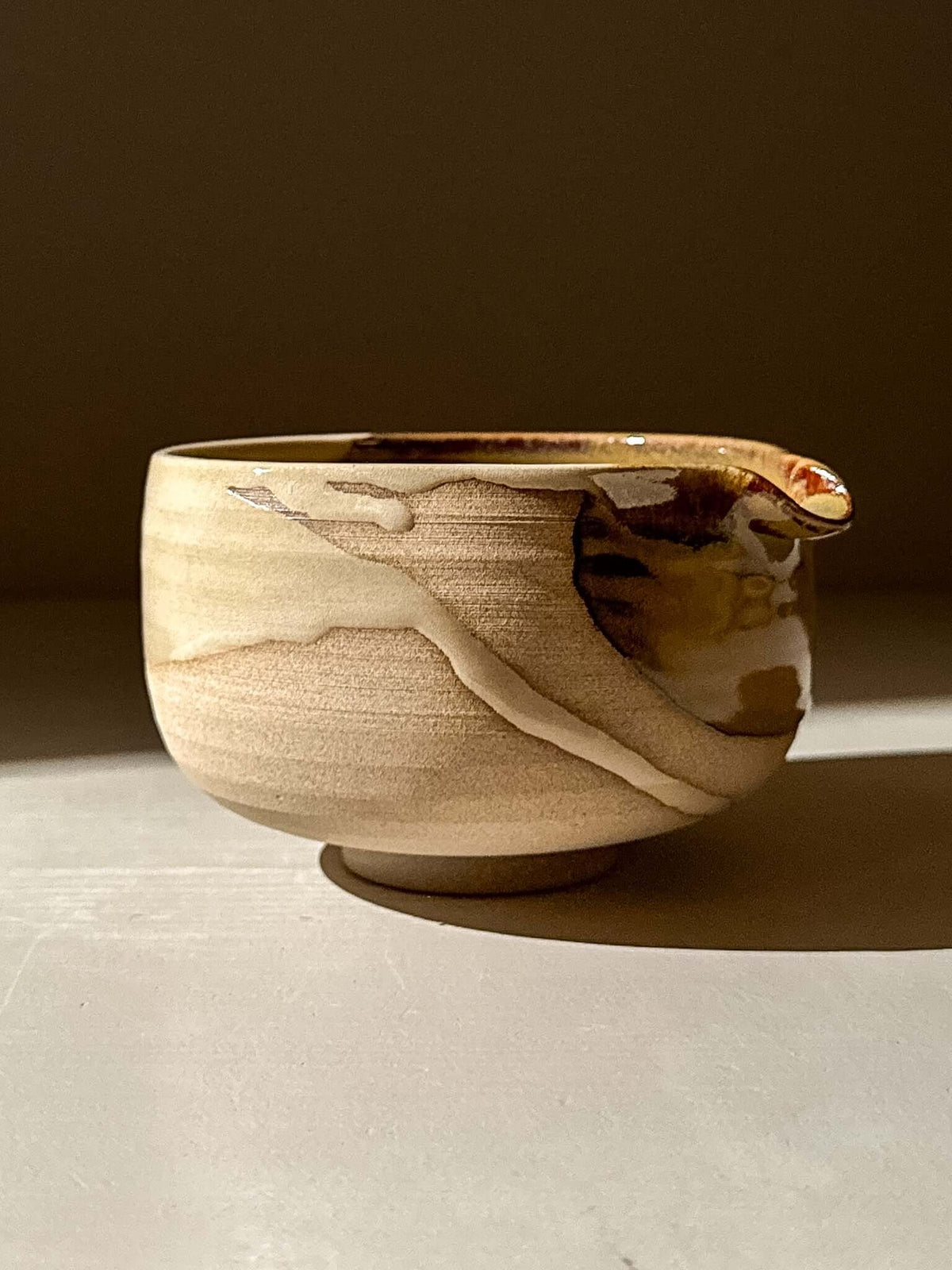 Matcha Bowl with Spout – Inyo #08
