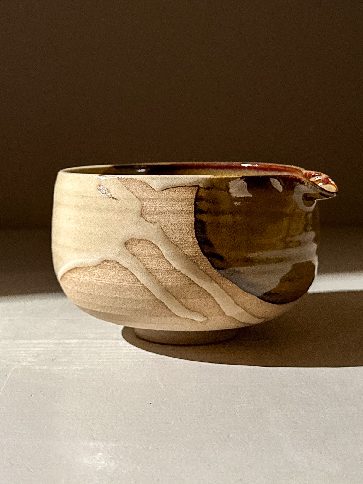 Matcha Bowl with Spout – Inyo #10