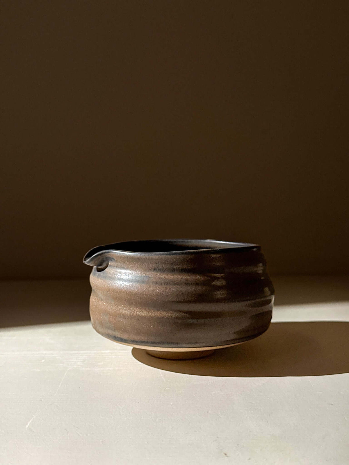 Matcha Kom met Schenktuit - Zwarte Truffle #02