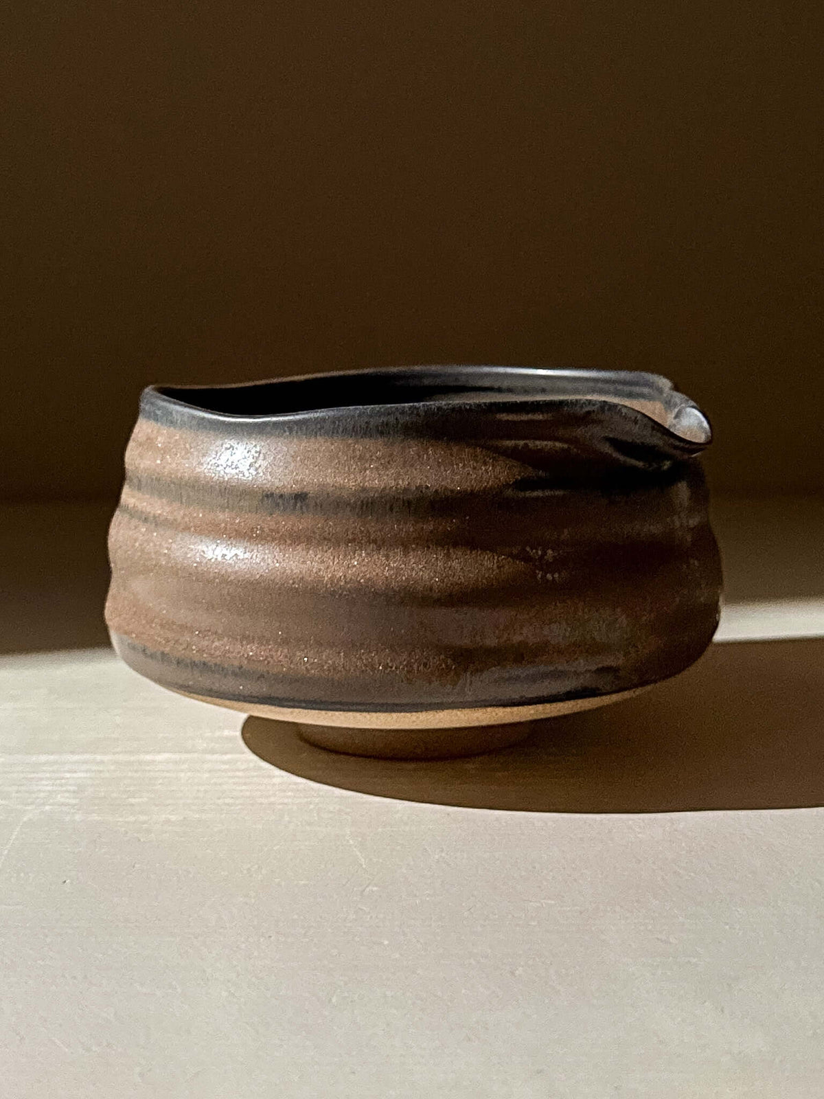 Matcha Kom met Schenktuit - Zwarte Truffle #04