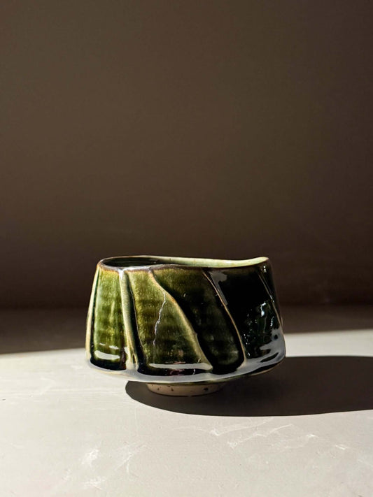 Textured Matcha Bowl - Hinoki #05