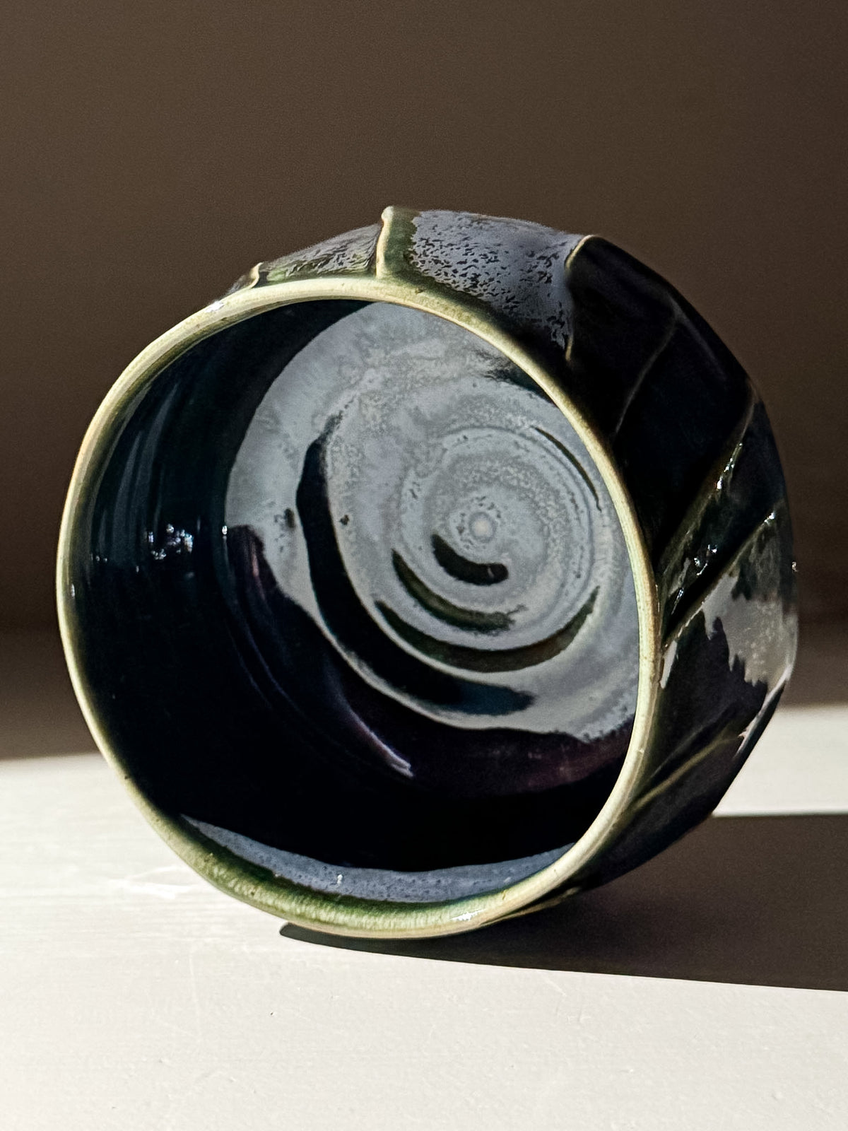 Textured Matcha Bowl - Hinoki #07