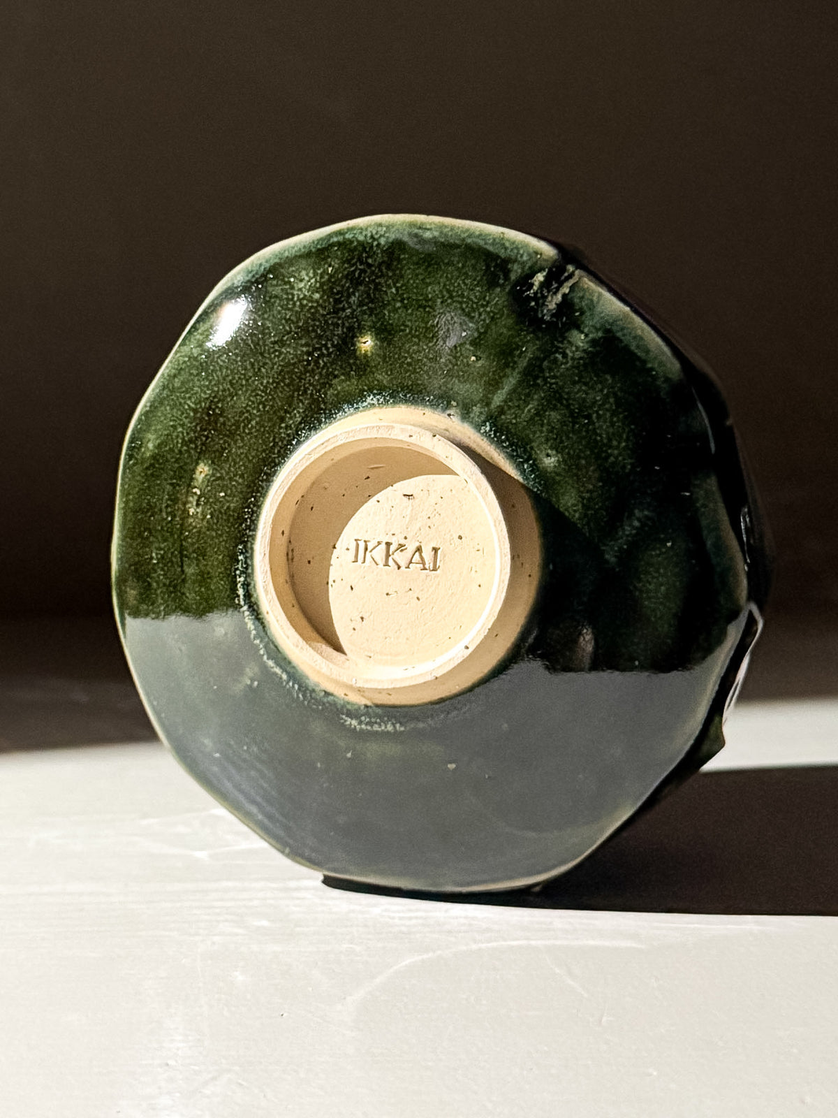 Textured Matcha Bowl - Hinoki #08