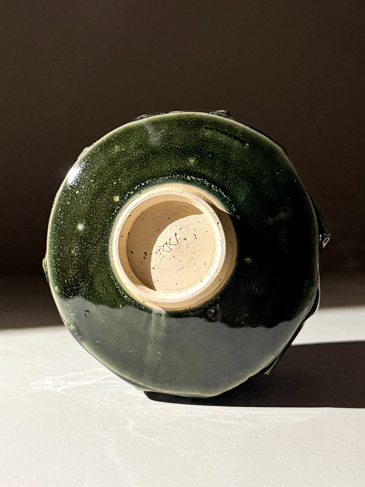 Textured Matcha Bowl - Hinoki #09
