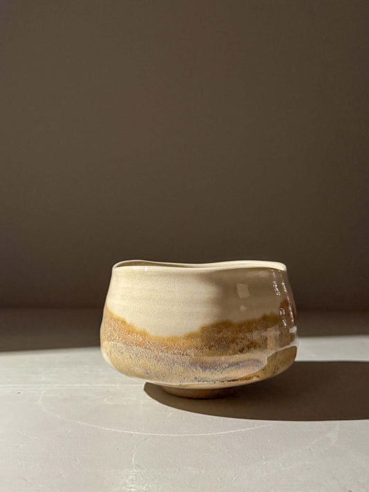 Matcha Bowl – Clear Glaze & Tenmoku #02
