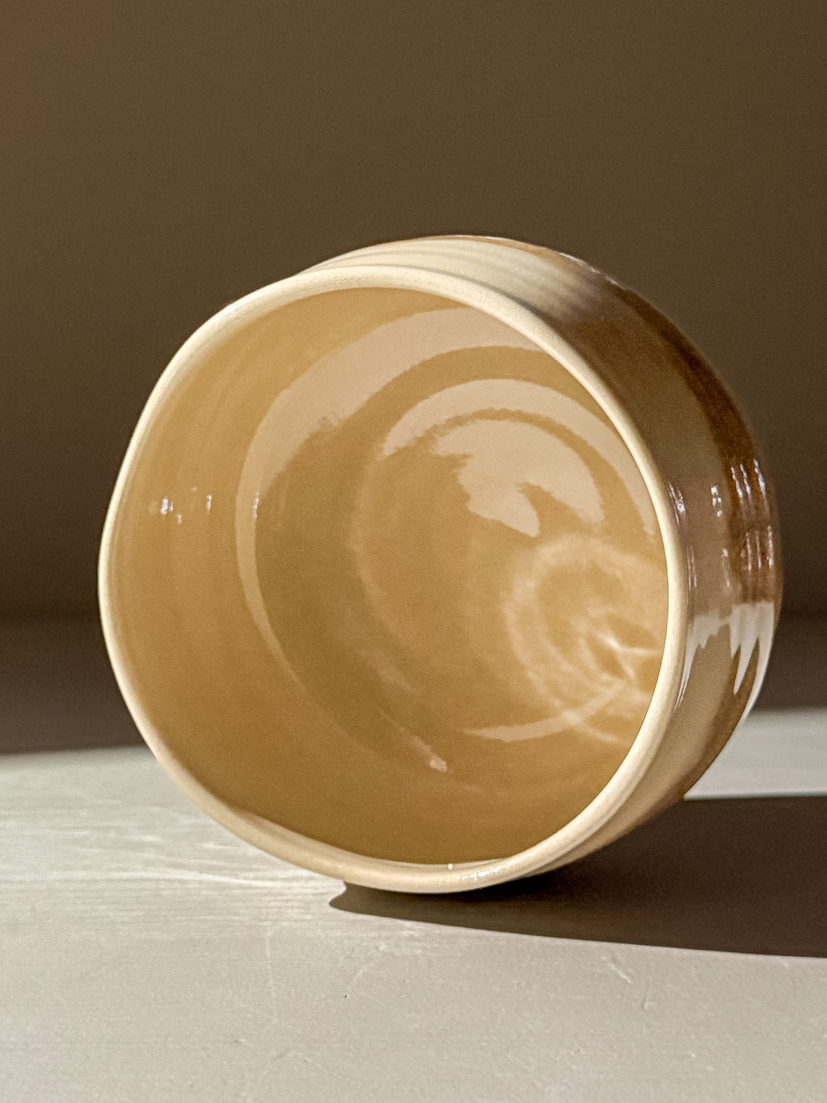Matcha Bowl – Clear Glaze & Tenmoku #02