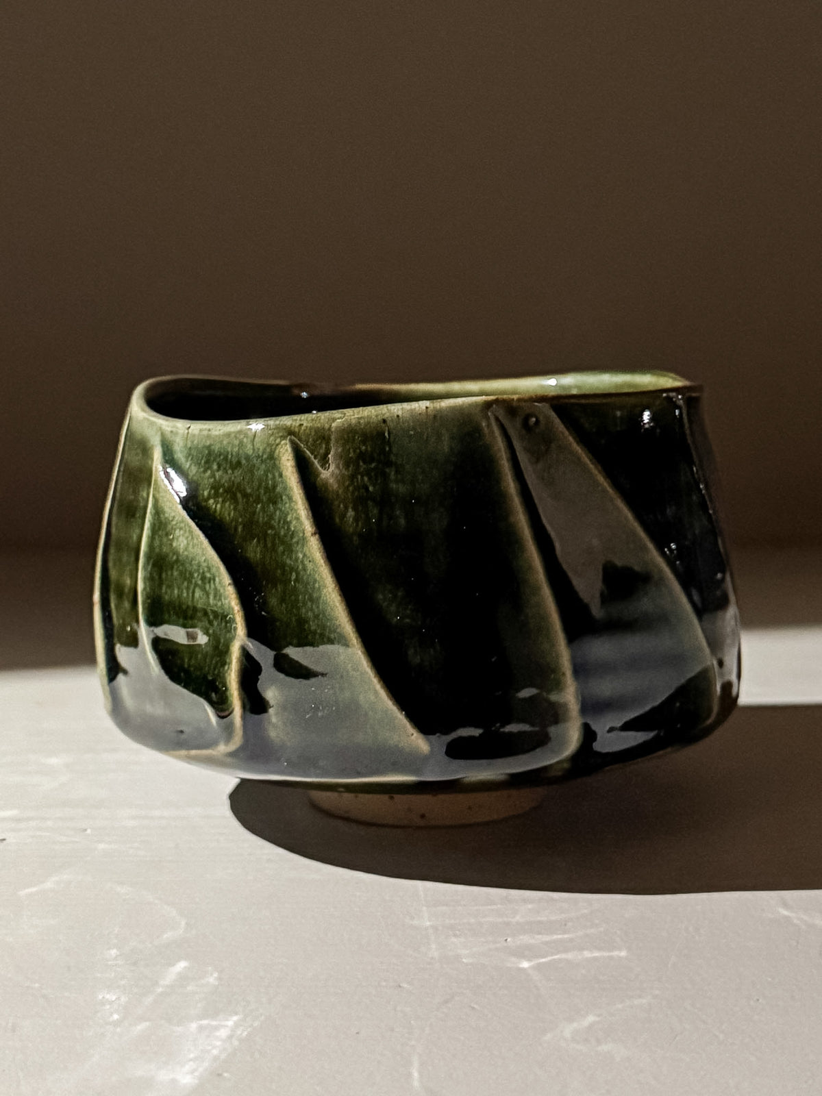 Textured Matcha Bowl - Hinoki #10