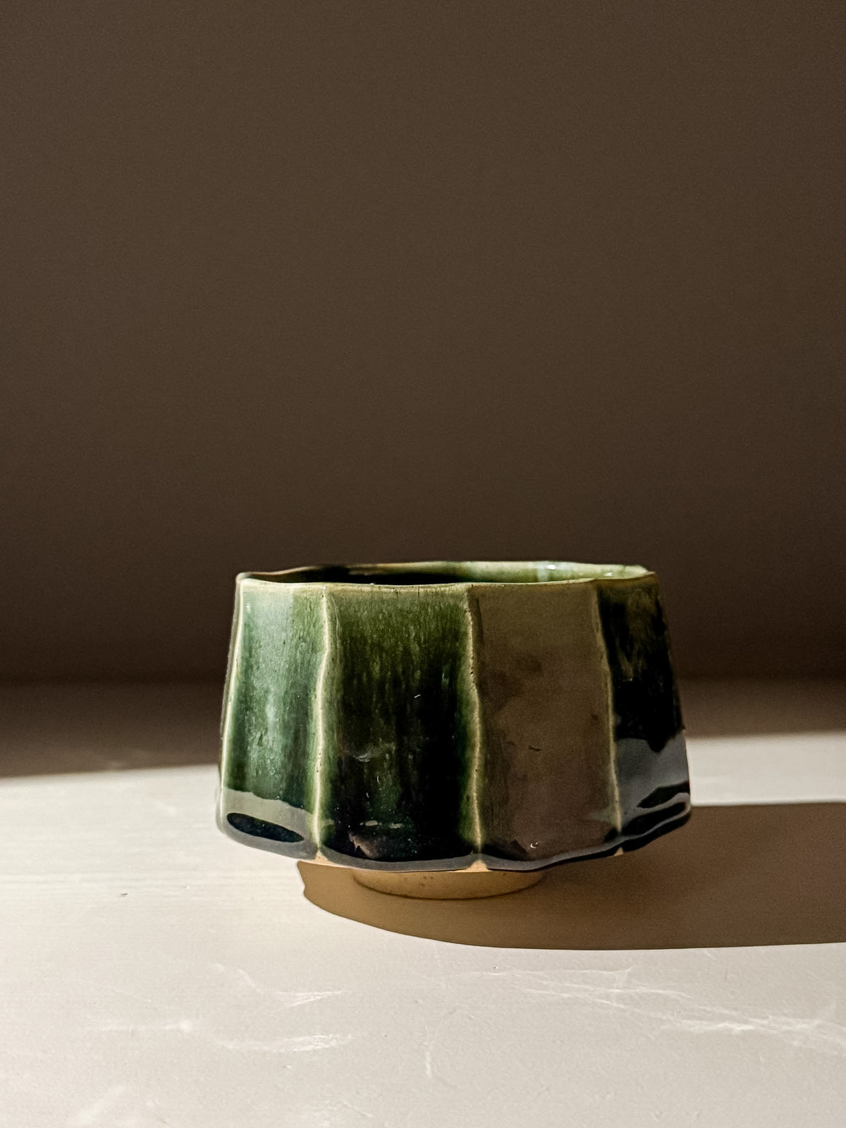Matcha Kom met Facetten- Hinoki Serie #02