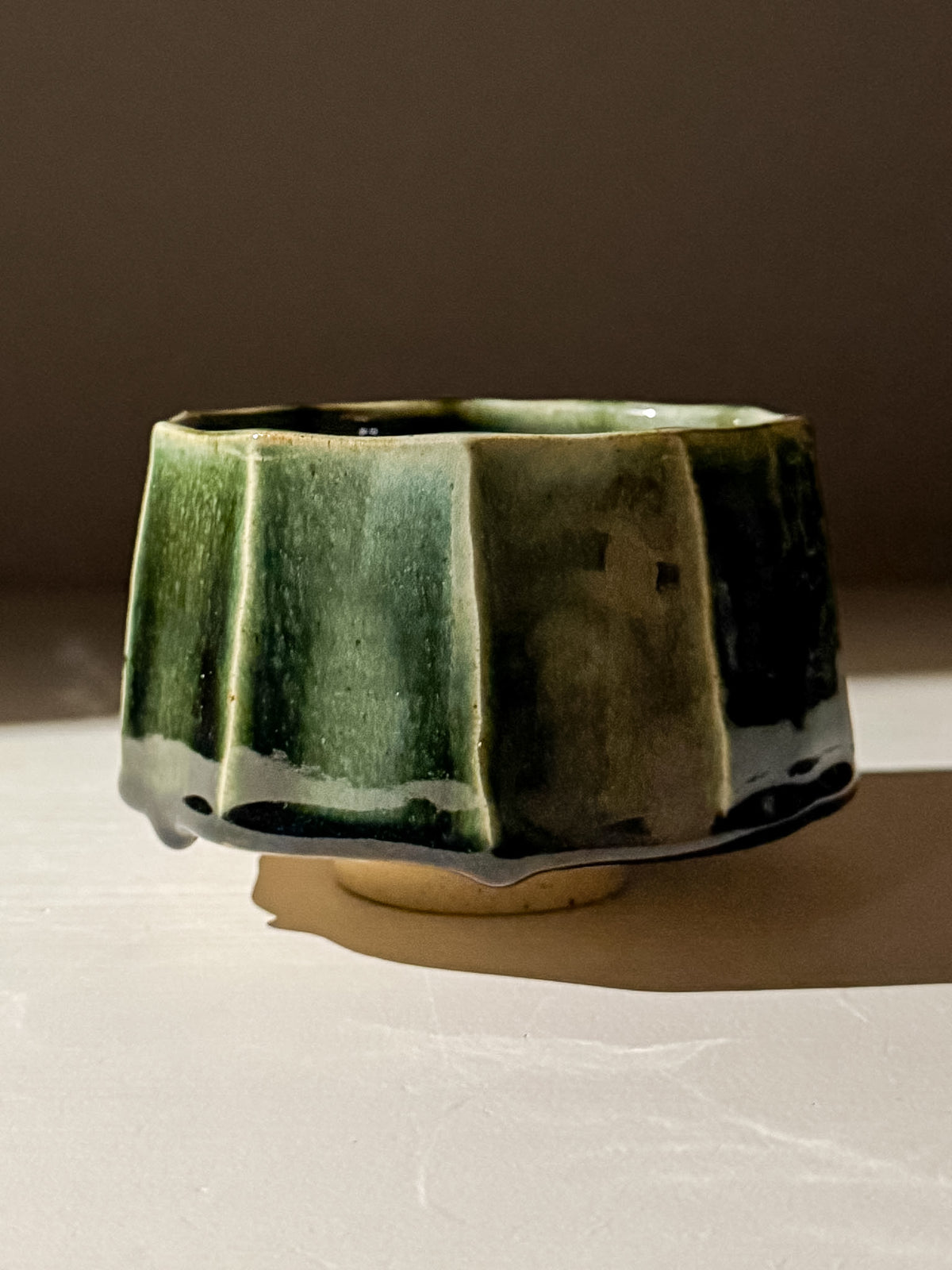 Matcha Kom met Facetten- Hinoki Serie #02