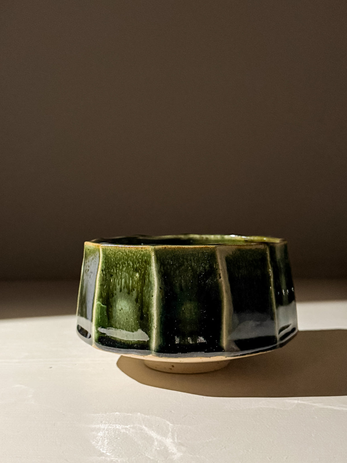 Matcha Kom met Facetten- Hinoki Serie #03