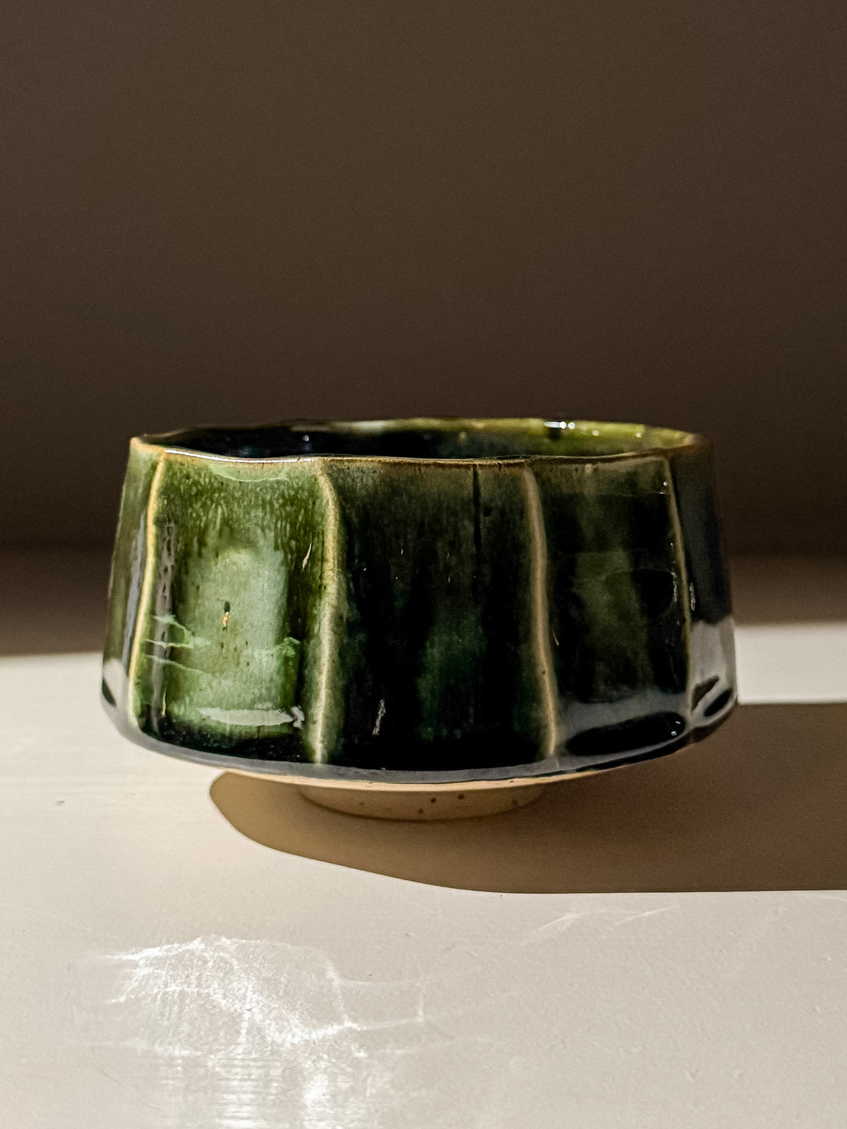 Matcha Kom met Facetten- Hinoki Serie #03
