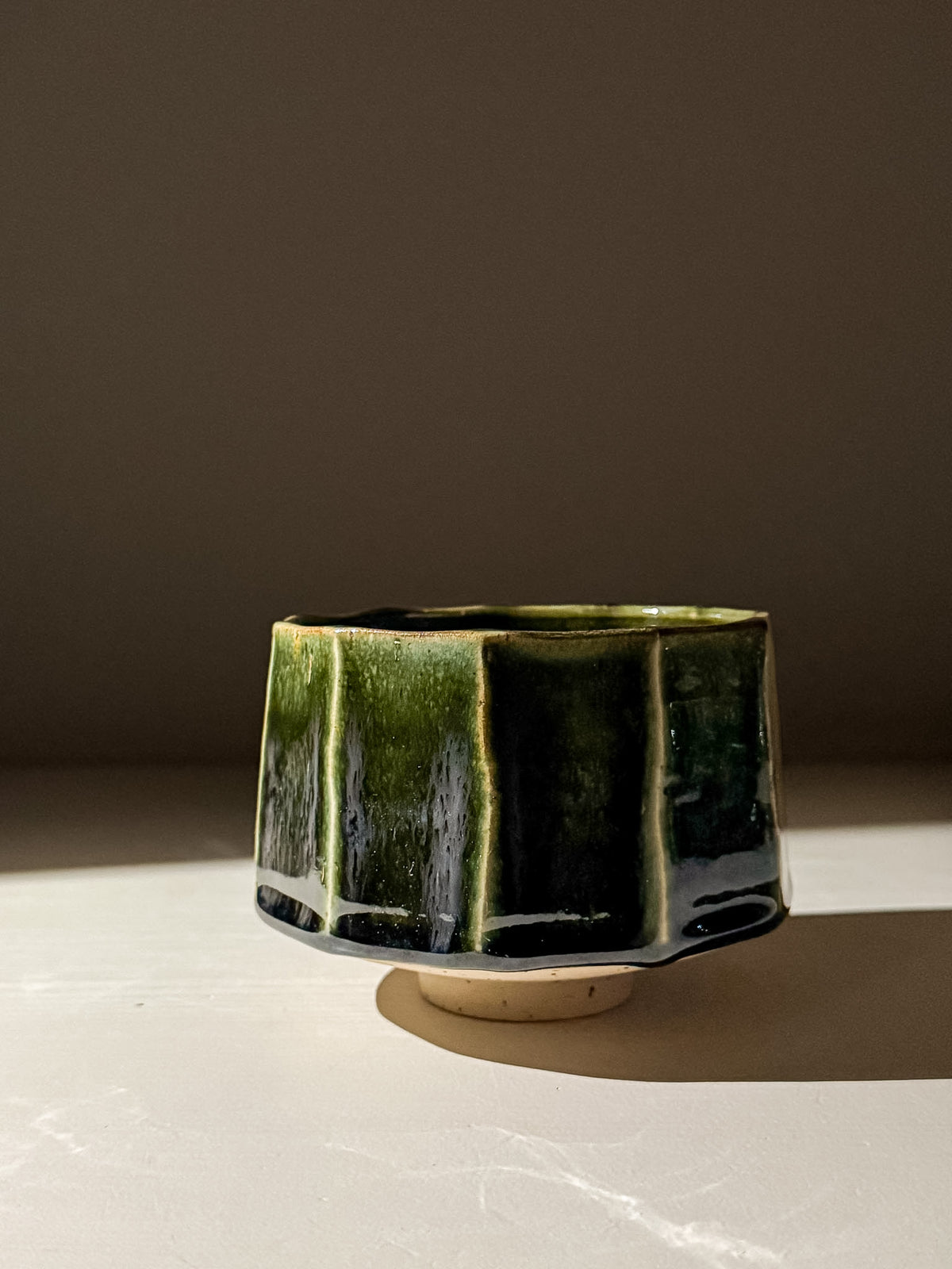 Matcha Kom met Facetten- Hinoki Serie #04