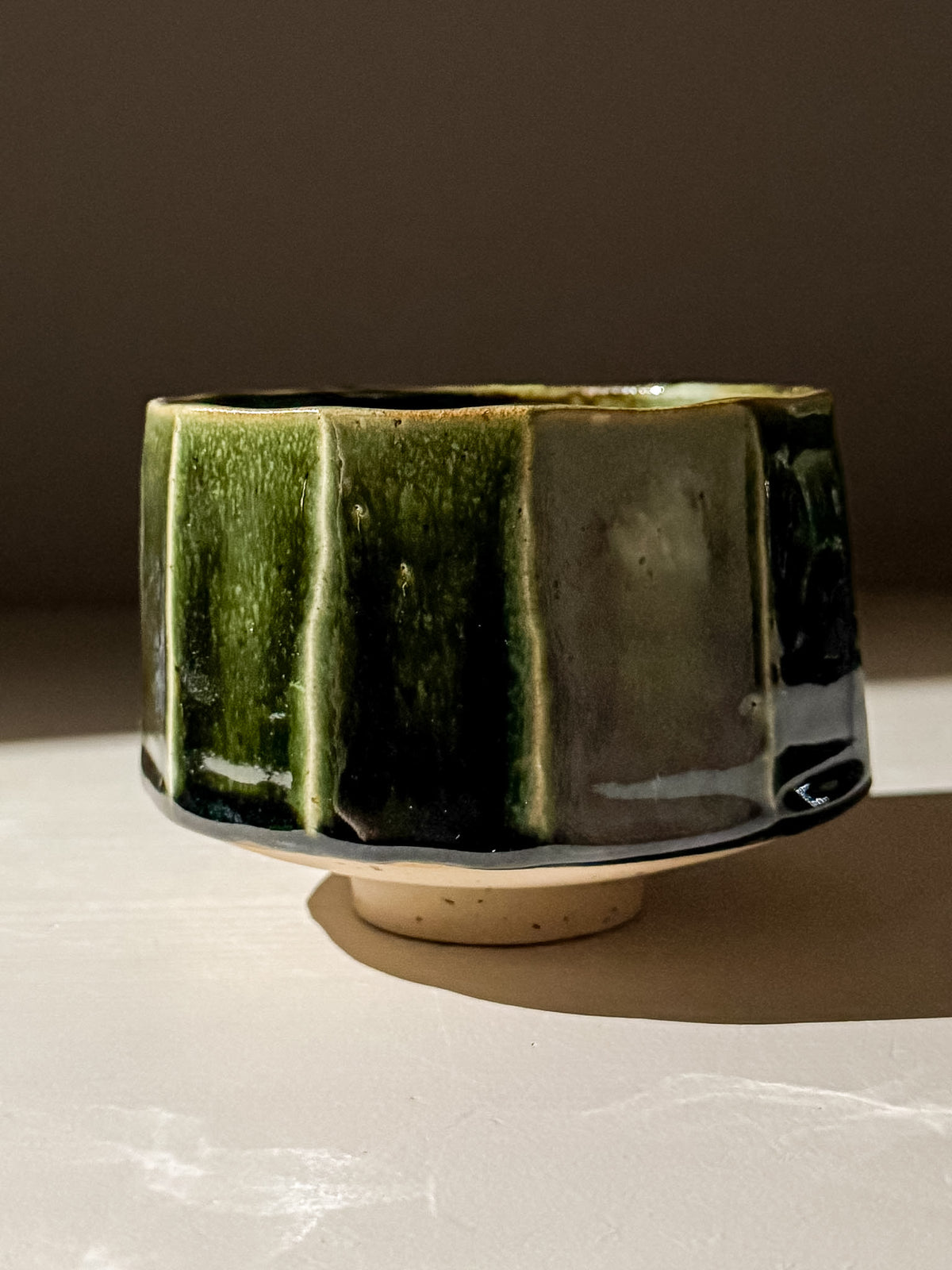 Matcha Kom met Facetten- Hinoki Serie #04