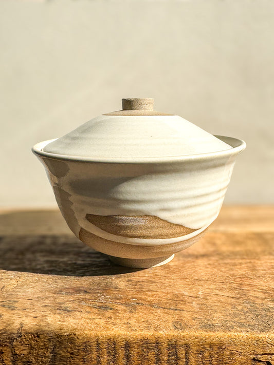 Rice Bowl with Lid - Yuki Series #01