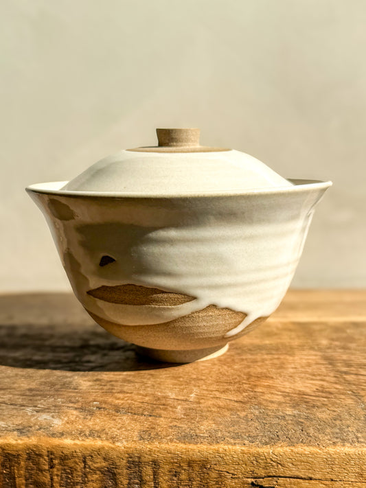 Rice Bowl with Lid - Yuki Series #02