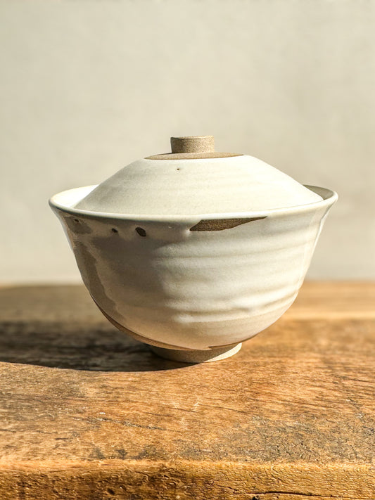 Rice Bowl with Lid - Yuki Series #03
