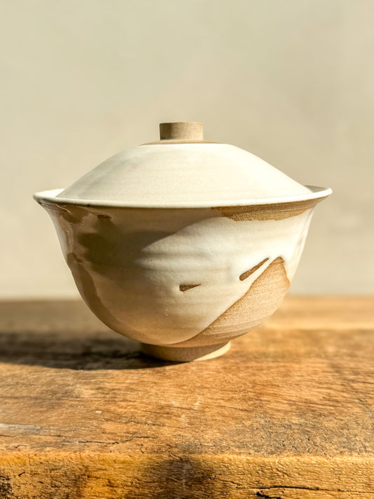 Rice Bowl with Lid - Yuki Series #04